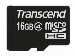 رم میکرو اس‌دی 16 گیگابایت Transcend Class 4