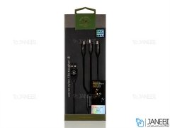 کابل شارژ سه سر پولو Polo SB-REMO-TIO Fast Charger Cable 1.2m