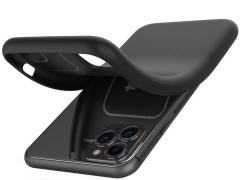 قاب سیلیکونی و محافظ صفحه آیفون AHAStyle Liquid Silicone Case iPhone 11 Pro Max