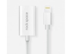 کابل صدا لایتنینگ راک Rock Lightning Charge Audio 2in1 CableII