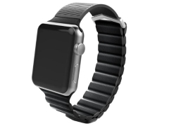 بند طرح چرم سیلیکونی اپل واچ ایکس دوریا X-Doria Hybrid Leather Wirstband Apple Watch 38mm