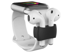 نگهدارنده ایرپاد روی اپل واچ Ahastyle PT75 AirPods Silicone Holder