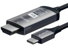 کابل مبدل تایپ سی به اچ دی ام آی دویا Devia EC084 Storm Type-C to HDMI Cable 2m