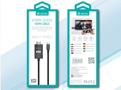 کابل مبدل تایپ سی به اچ دی ام آی دویا Devia EC084 Storm Type-C to HDMI Cable 2m