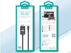 کابل مبدل تایپ سی به اچ دی ام آی دویا Devia EC084 Storm Type-C to HDMI Cable 2m