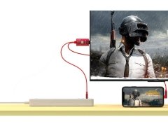 کابل مبدل لایتنینگ به اچ دی ام آی دویا Devia EC083 Storm Lightning+USB to HDMI Cable 2m