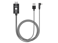 کابل مبدل لایتنینگ به اچ دی ام آی دویا Devia EC083 Storm Lightning+USB to HDMI Cable 2m