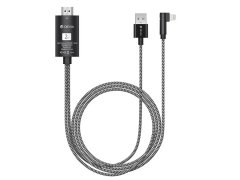 کابل مبدل لایتنینگ به اچ دی ام آی دویا Devia EC083 Storm Lightning+USB to HDMI Cable 2m