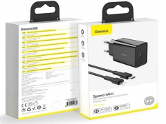 شارژر دیواری سریع تایپ سی و کابل بیسوس Baseus TC-012PD Quick Charger