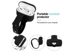 کاور سیلیکونی نگهدارنده دور مچ کیس ایرپاد پرو Silicone cover wrist AirPads Pro case