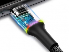 کابل شارژ و انتقال داده میکرو یو اس بی بیسوس Baseus Halo MicroUSB Cable 3m
