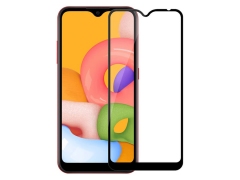 محافظ صفحه نمایش شیشه ای تمام چسب سامسونگ Full Glass TT Screen Protector Samsung Galaxy A01