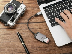 هاب آداپتور تایپ سی به کارتخوان بیسوس Baseus Enjoy Type-C to SD/TF Card Reader Hub Adapter