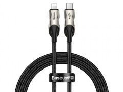 کابل شارژ سریع تایپ سی به لایتنینگ بیسوس Baseus Fish Eye Type-C to Lightning Cable 1M