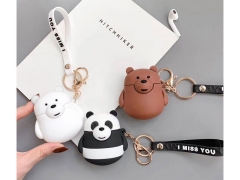 کاور محافظ سیلیکونی ایرپاد طرح خرس Bear Silicone Case Apple Airpods