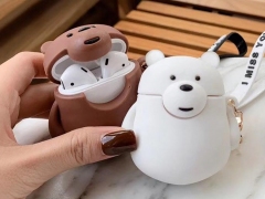 کاور محافظ سیلیکونی ایرپاد طرح خرس Bear Silicone Case Apple Airpods