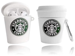 کاور محافظ سیلیکونی ایرپاد طرح قهوه استارباکس Starbucks Silicone Case Apple Airpods