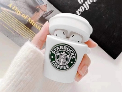 کاور محافظ سیلیکونی ایرپاد طرح قهوه استارباکس Starbucks Silicone Case Apple Airpods