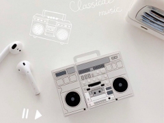 کاور محافظ سیلیکونی ایرپاد طرح رادیو Radio Silicone Case Apple Airpods