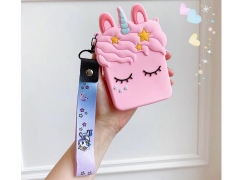 کیف سیلیکونی کوچک رودوشی طرح اسب تک شاخ ستاره دار Unicorn Little Bag