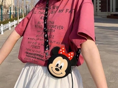 کیف سیلیکونی کوچک رودوشی طرح مینی موس Minnie Mouse Little Bag