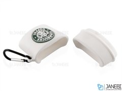 کاور محافظ سیلیکونی ایرپادپرو طرح قهوه استارباکس Starbucks Silicone Case Apple Airpods Pro