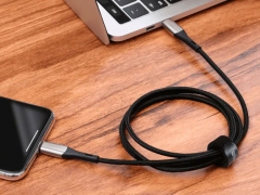 کابل شارژ سریع و انتقال داده تایپ سی به لایتنینگ 18 وات 2 متری بیسوس Baseus Horizontal PD Flash Charge Type-C to Lightning Cable
