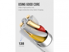کابل شارژ و انتقال داده لایتنینگ مک دودو Mcdodo CA-538 90Degree Reversible Lightning Cable 1.2M