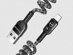 کابل شارژ و انتقال داده لایتنینگ تلفنی مک دودو Mcdodo  CA-641 Data Coiled Cable Lightning 1.8M