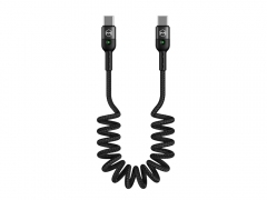 کابل شارژ و انتقال داده تایپ سی به تایپ سی مک دودو Mcdodo CA-786 Type-C Coiled Cable 1.8M