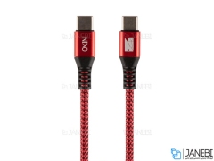 کابل شارژ سریع و انتقال داده تایپ سی نیکسو Nixo USB-C TCQ18A Cable 1m