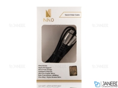 کابل شارژ سریع و انتقال داده تایپ سی نیکسو Nixo USB-C TCQ10A Cable 1m