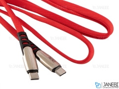 کابل شارژ سریع و انتقال داده تایپ سی نیکسو Nixo USB-C TCQ10A Cable 1m