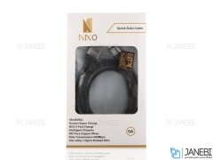 کابل شارژ سریع و انتقال داده تایپ سی نیکسو Nixo USB-C TCS10A Cable 1m