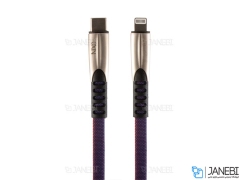 کابل شارژ سریع تایپ سی به لایتنینگ نیکسو Nixo USB-C To Lightning TCL20A Cable 2m