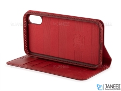 کیف چرمی آیفون Nuoku Leather Case iPhone X/XS