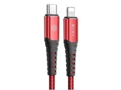 کابل شارژ سریع تایپ سی به لایتنینگ دایوی Divi P482-12 Type-C to Lightning Cable 1.2m