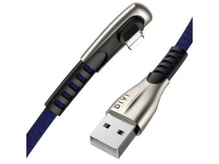 کابل شارژ لایتنینگ دایوی Divi P420L-12 Elbow Surfboard S3 Lightning Cable 1.2m