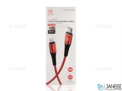 کابل شارژ سریع تایپ سی به لایتنینگ دایوی Divi P482-12 Type-C to Lightning Cable 1.2m