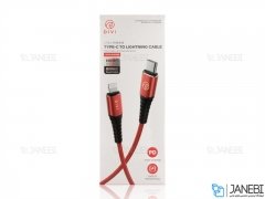 کابل شارژ سریع تایپ سی به لایتنینگ دایوی Divi P482-18 Type-C to Lightning Cable 1.8m