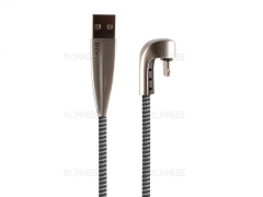 کابل شارژ و انتقال داده لایتنینگ دایوی Divi P424-18 Elbow-U S4 Lightning Cable 1.8m