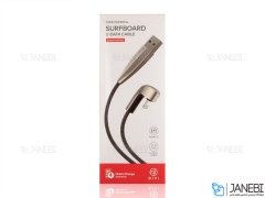 کابل شارژ و انتقال داده لایتنینگ دایوی Divi P424-18 Elbow-U S4 Lightning Cable 1.8m