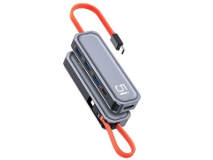 هاب چندکاره 5 پورت تایپ سی راک Rock TR04 Multifunctional Extension Hub Adapter