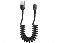 کابل شارژ سریع و انتقال داده تایپ سی تلفنی مک دودو Mcdodo CA-642 Data Coiled Type-C Cable 1.8M