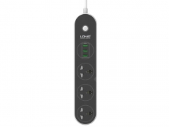 چند راهی 3 سوکت 3 یو اس بی الدنیو LDNIO Power Strip Adapter SC3301