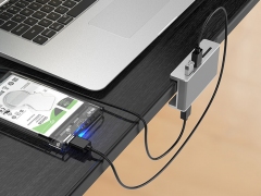 هاب یو اس بی 2 پورت و کارتخوان اوریکو Orico MH2AC-U3 Clip-type USB HUB