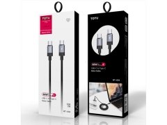 کابل شارژ سریع و انتقال داده تایپ سی به تایپ سی توتو Totu Speedy BT-004 Type-C Cable 1m