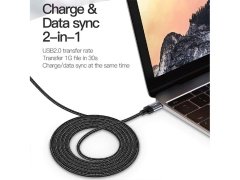 کابل شارژ سریع و انتقال داده تایپ سی به تایپ سی توتو Totu Speedy BT-004 Type-C Cable 1m