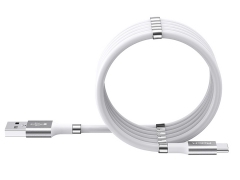 کابل شارژ و انتقال داده تایپ سی راک Rock Magnetic Silicone Type-C Cable 1.8M