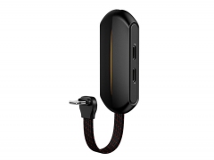 مبدل لایتنینگ به لایتنینگ و جک 3.5 میلیمتری صدا بیسوس Baseus GAMO iP to Dual iP & 3.5mm Adapter L47
